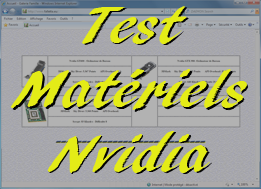 Tests Materiels Nvidia